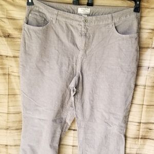 St John's Bay Corduroy Pants plus sized 18